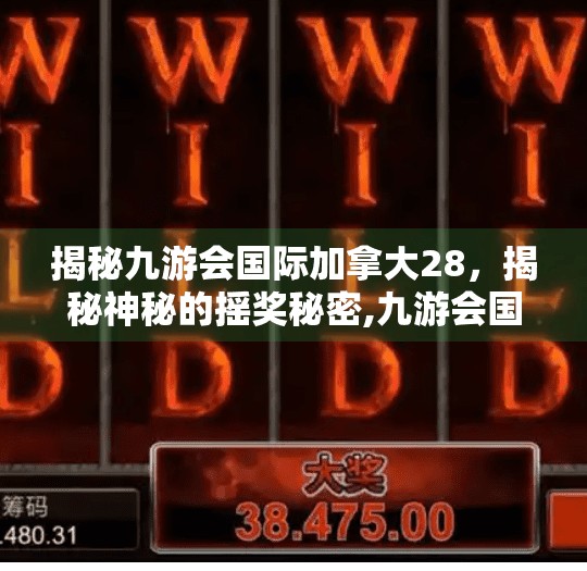 揭秘九游会国际加拿大28，揭秘神秘的摇奖秘密,九游会国际加拿大28