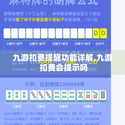 九游扣费提醒功能详解,九游 扣费会提示吗