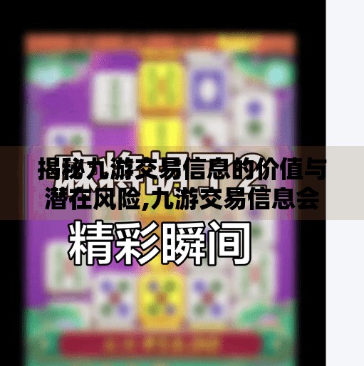 揭秘九游交易信息的价值与潜在风险,九游交易信息会提供什么
