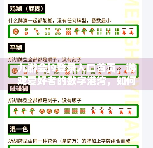 九游会j9登录入口首页，游戏爱好者的数字港湾，如何在纷繁信息中找到真正值得信赖的平台？九游会j9登录入口首页