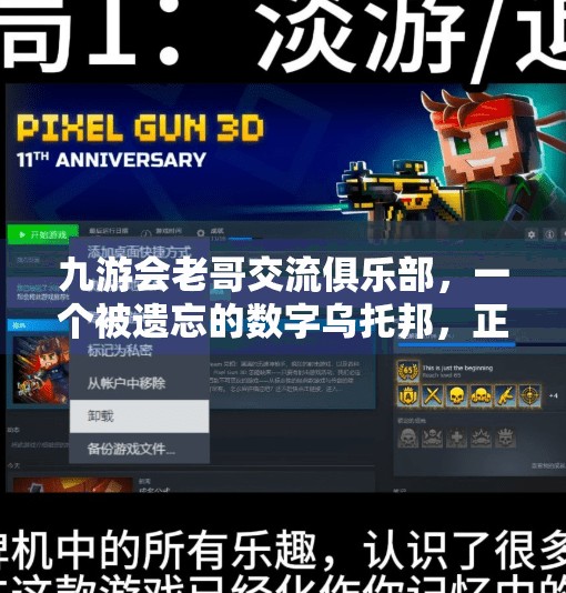 九游会老哥交流俱乐部，一个被遗忘的数字乌托邦，正在悄悄复活,九游会老哥交流俱乐部